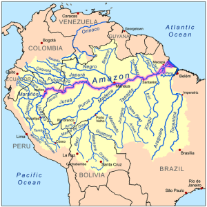 povodí Amazonky - zpracoval: Kmusser